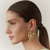 LARGE ICON HOOPS GOLD