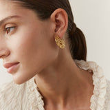 MEDIUM ICON HOOPS GOLD