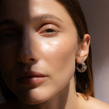 MINI JUNO EARRINGS SILVER