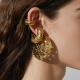 LARGE ICON HOOPS GOLD