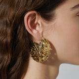 LARGE ICON HOOPS GOLD