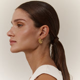 SMALL ICON HOOPS GOLD