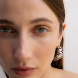 BLASS EARRINGS SILVER