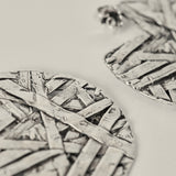 LARGE ICON HOOPS SILVER