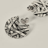 MEDIUM ICON HOOPS SILVER