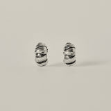 MINI JUNO EARRINGS SILVER