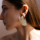 LARGE ICON HOOPS SILVER