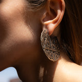 LARGE ICON HOOPS SILVER