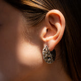 MEDIUM ICON HOOPS SILVER