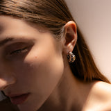 MINI JUNO EARRINGS SILVER